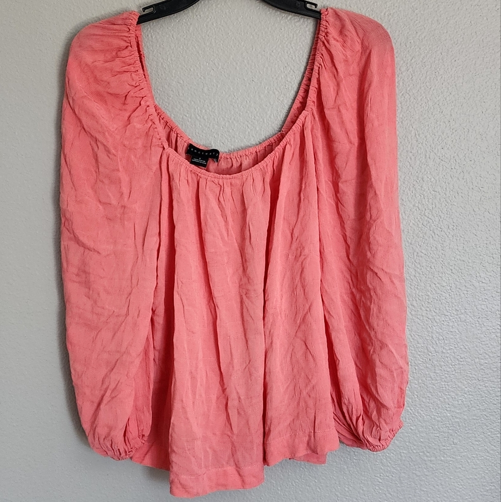 Sanctuary 3/4 Sleeve  Sunset Top/ SIZE  S